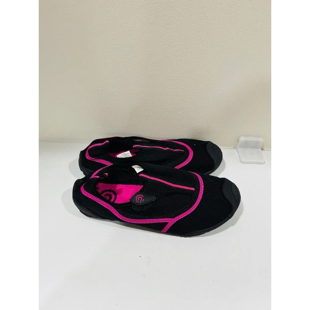 Champion Lucille Geo Flo 2 Womens 7-8 Black & Pink,Hook & Loop Water Shoes